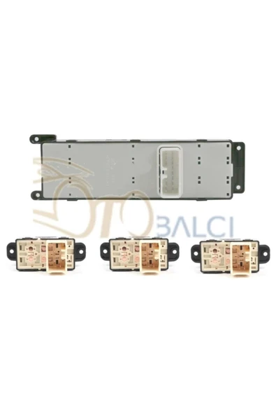 Enva Otomotiv HYUNDAİ ACCENT ERA CAM AÇMA DÜĞMESİ ANAHTARI TAKIM 2006-2012 - Resim 2