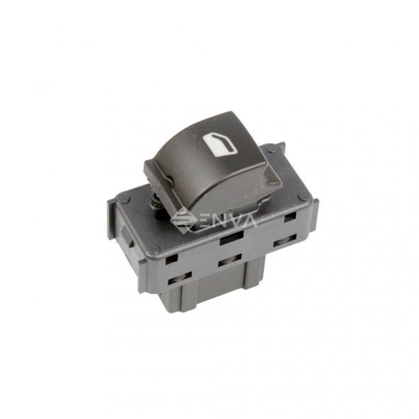 Enva Otomotiv PEUGEOT 301 - CİTROEN C ELYSEE TEKLİ CAM AÇMA DÜĞMESİ SİYAH SOKET - Resim 2