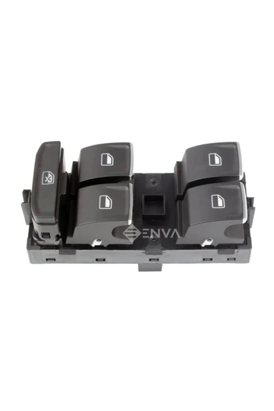 Enva Otomotiv VW PASSAT B8 DÖRTLÜ CAM AÇMA DÜĞMESİ ANAHTARI 2015-2017 (KROMLU) - 2