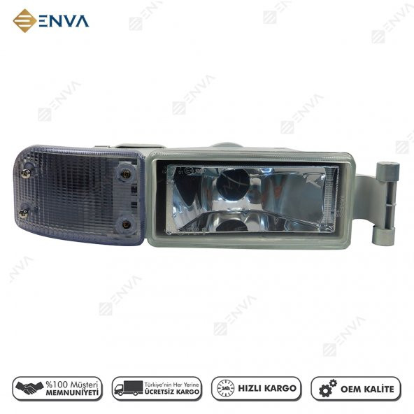 Enva MAN TGA SOL ÖN TARAF SİS FARI + SİNYAL LAMBASI (BEYAZ MODEL) ürün görseli