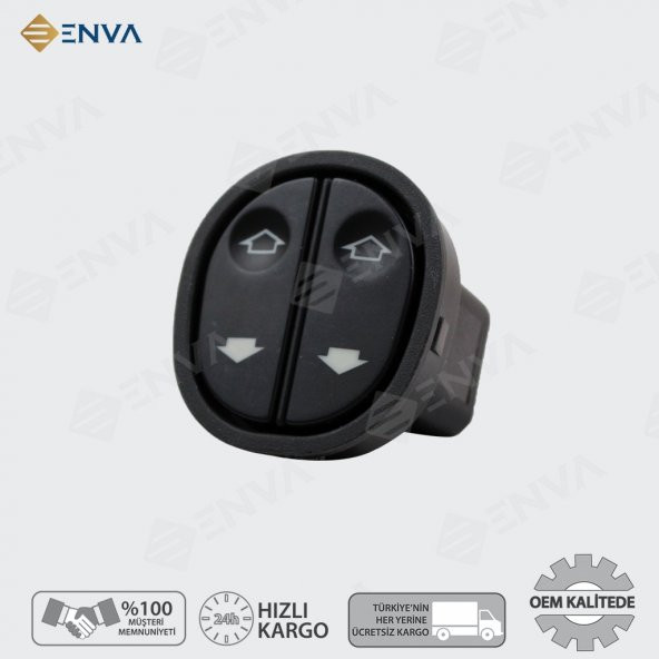 Enva FORD FİESTA - KA - CONNECT İKİLİ CAM AÇMA DÜĞMESİ 8-PİNLİ - Resim 2