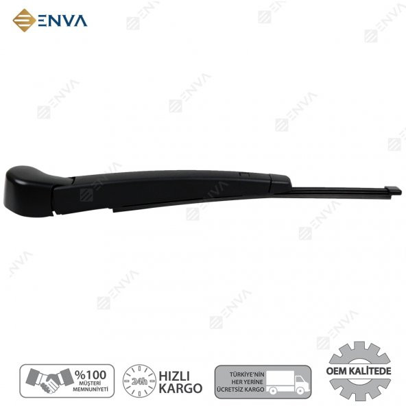 Enva Otomotiv VOLKSWAGEN POLO ARKA CAM SİLECEK KOLU VE SÜPÜRGESİ SETİ 2011-2018 - Resim 3