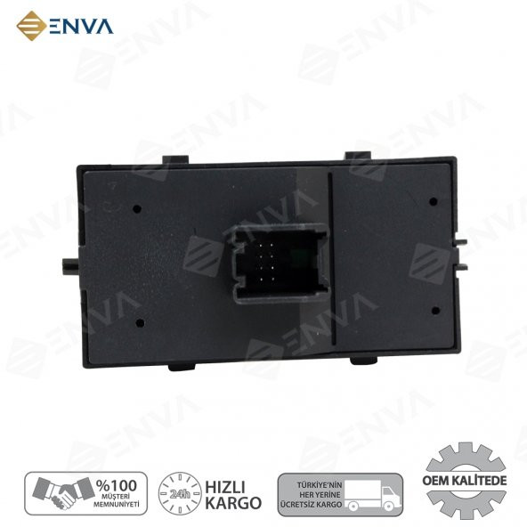 Enva OPEL ASTRA J KASA SOL ÖN CAM AÇMA DÜĞMESİ ANAHTARI 2012-2016 - Resim 2
