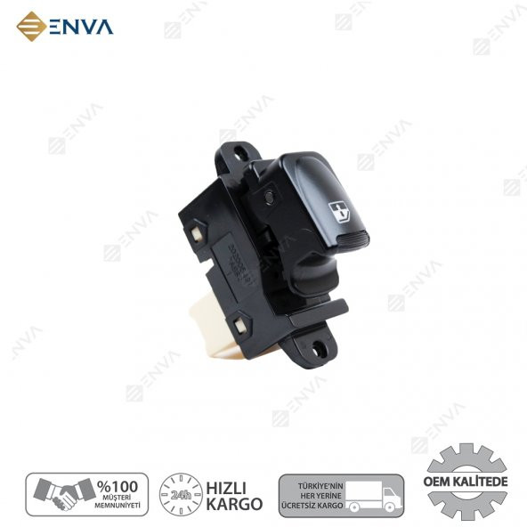 Enva Otomotiv HYUNDAİ ACCENT ERA TEKLİ CAM AÇMA DÜĞMESİ ANAHTARI 20062012 - Resim 2