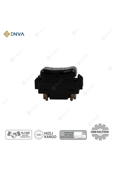 Enva MERCEDES W124 KASA SOL ARKA CAM AÇMA DÜĞMESİ ANAHTARI - Resim 2