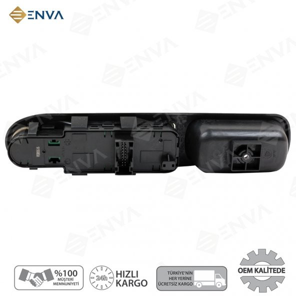 Enva PEUGEOT 207 SOL ÖN DÖRTLÜ CAM AÇMA DÜĞMESİ ANAHTARI 2007-2016 - Resim 3