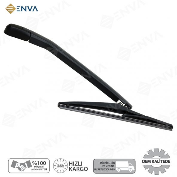 Enva HYUNDAİ İ20 ARKA CAM SİLECEK KOLU VE SÜPÜRGESİ SETİ 2010-2014 - Resim 3