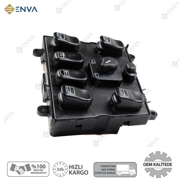 Enva MERCEDES-BENZ ML SERİSİ ML270 / ML320 / ML420 CAM AÇMA DÜĞMESİ - Resim 2