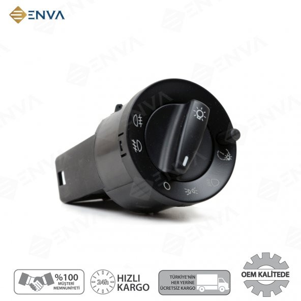 Enva SKODA OCTAVİA FAR AÇMA KAPATMA ANAHTARI DÜĞMESİ 19982001 - Resim 2