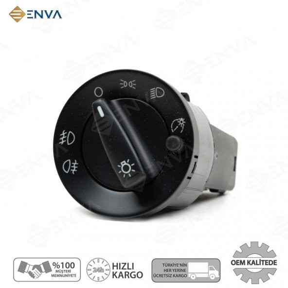 Enva SKODA OCTAVİA FAR AÇMA KAPATMA ANAHTARI DÜĞMESİ 19982001 ürün görseli