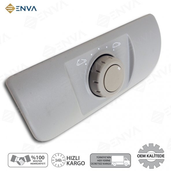 Enva RENAULT MEGANE 2 SUNROOF (SANRUF) AÇMA DÜĞMESİ ANAHTARI 2003-2008 - Resim 2