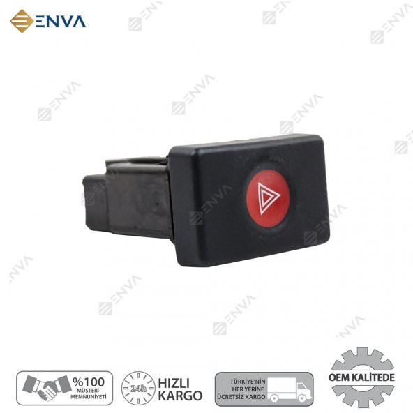 Enva DACİA LOGAN DÖRTLÜ SİNYAL DÜĞMESİ / ANAHTARI - Resim 2