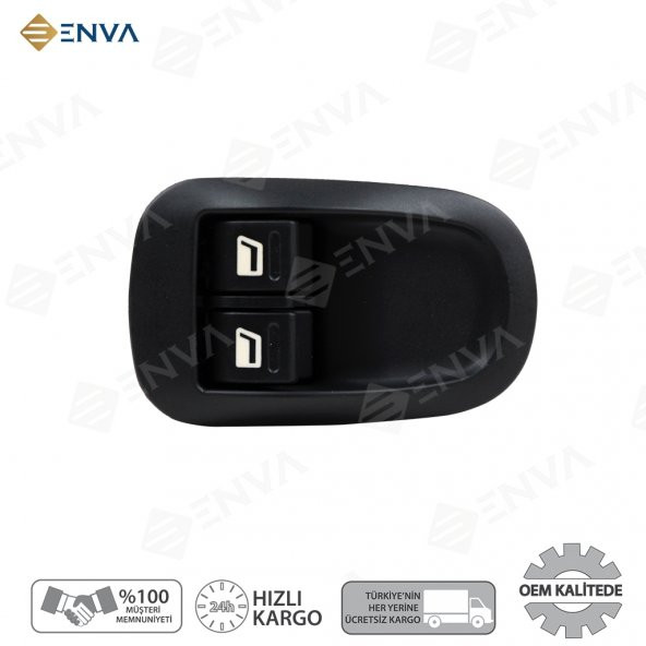 Enva PEUGEOT 306 SOL ÖN İKİLİ CAM AÇMA KAPATMA DÜĞMESİ ANAHTARI - 1