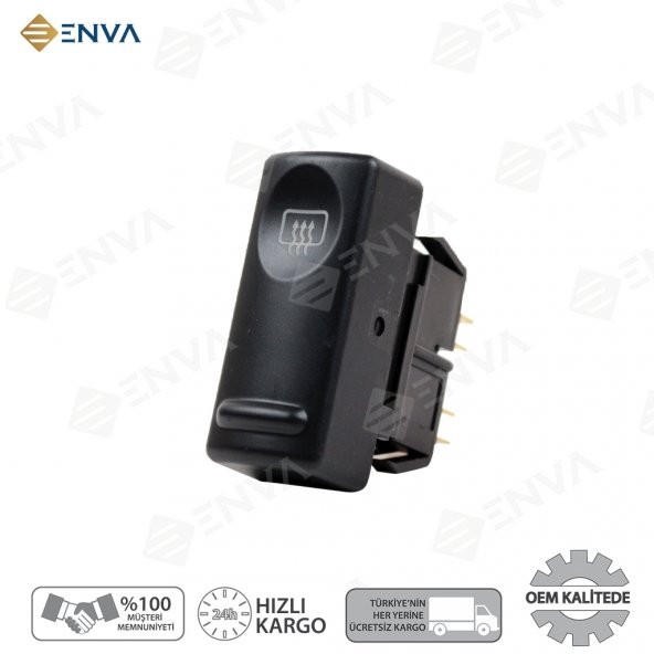 Enva RENAULT 19 R19 ARKA CAM REZİSTANS DÜĞMESİ / ANAHTARI