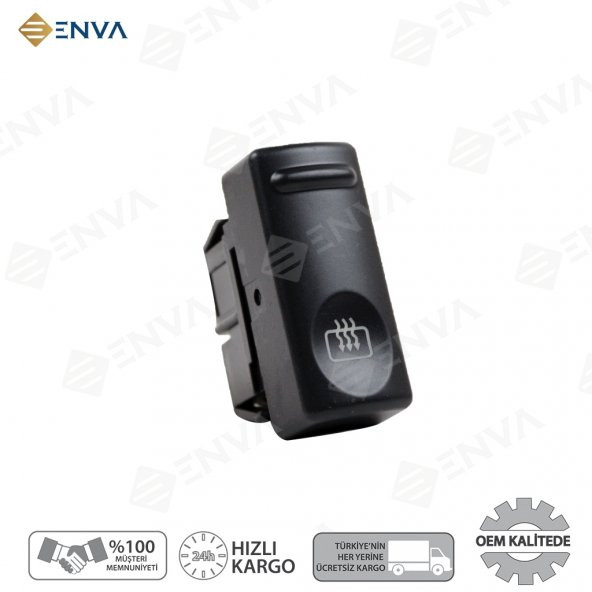Enva RENAULT 19 R19 ARKA CAM REZİSTANS DÜĞMESİ / ANAHTARI - Resim 2