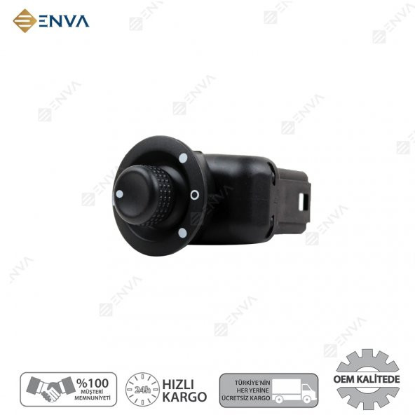 Enva RENAULT MEGANE 2 DİKİZ AYNA AYAR DÜĞMESİ KATLANIR 2003-2008 - Resim 2