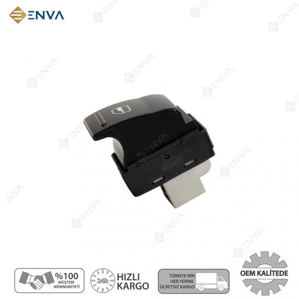 Enva VOLKSWAGEN TRANSPORTER T5 SAĞ ÖN TEKLİ CAM AÇMA DÜĞMESİ ANAHTARI - Resim 2