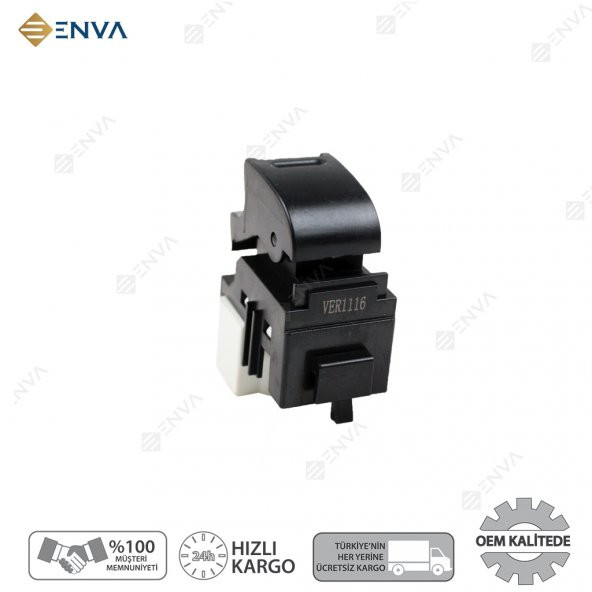 Enva TOYOTA HİLUX TEKLİ CAM AÇMA DÜĞMESİ ANAHTARI 1998-2004 ürün görseli