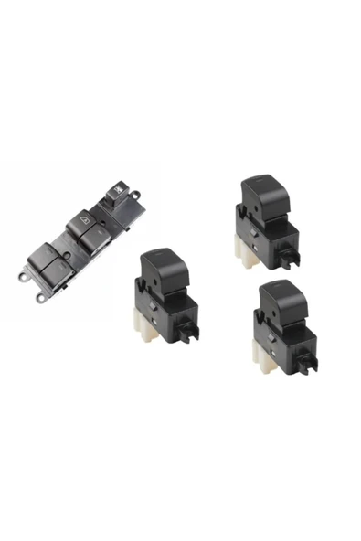 Enva Otomotiv NİSSAN QASHQAİ CAM AÇMA DÜĞMESİ ANAHTARI TAKIMI 2007-2013 (IŞIKLI) ürün görseli