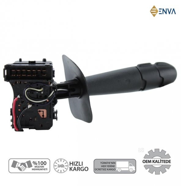 Enva RENAULT KANGOO FAR SİNYAL KORNA KOLU 1998-2002 (ÖN + ARKA SİSLİ) - Resim 2