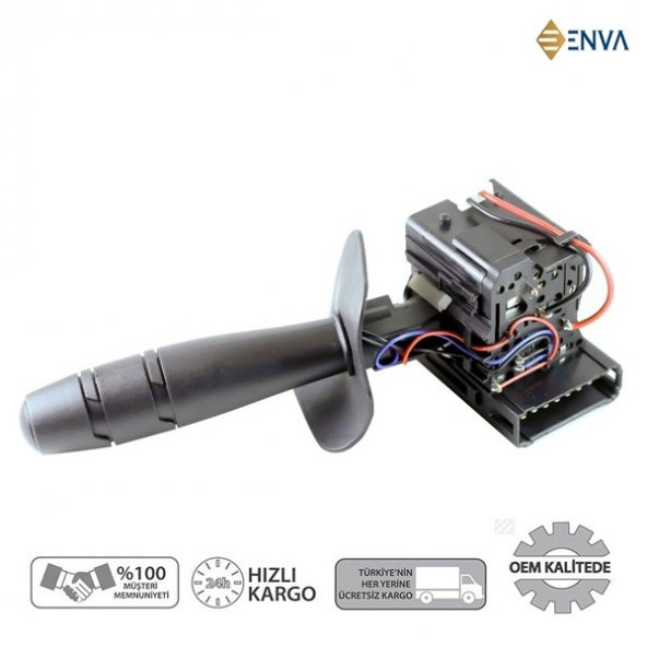 Enva RENAULT KANGOO FAR SİNYAL KORNA KOLU 1998-2002 (ÖN + ARKA SİSLİ) - Resim 3