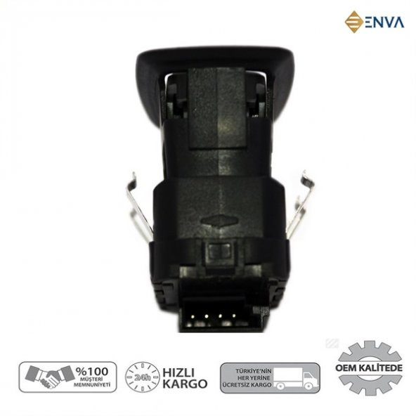 Enva PORSCHE MACAN SAĞ ÖN - SOL ARKA TEKLİ CAM AÇMA DÜĞMESİ ANAHTARI 2014-2018 - Resim 3