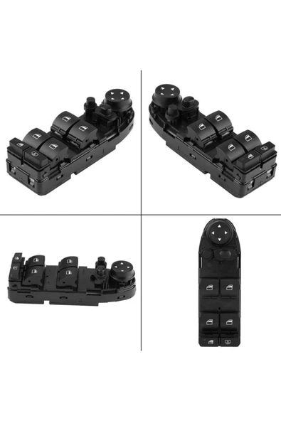 Enva Otomotiv BMW E60 KASA SOL ÖN CAM AÇMA DÜĞMESİ 2007-2010 (PERDELİ-KATLANIR) - Resim 2