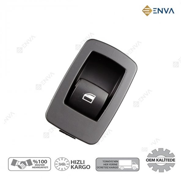 Enva BMW X3 SAĞ - SOL ARKA KAPI TEKLİ CAM AÇMA DÜĞMESİ 2004-2010 ürün görseli