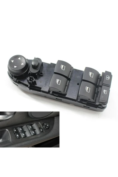 Enva Otomotiv BMW 5.20 SOL ÖN CAM AÇMA DÜĞMESİ 2007-2010 (PERDELİ-KATLANMAZ) ürün görseli