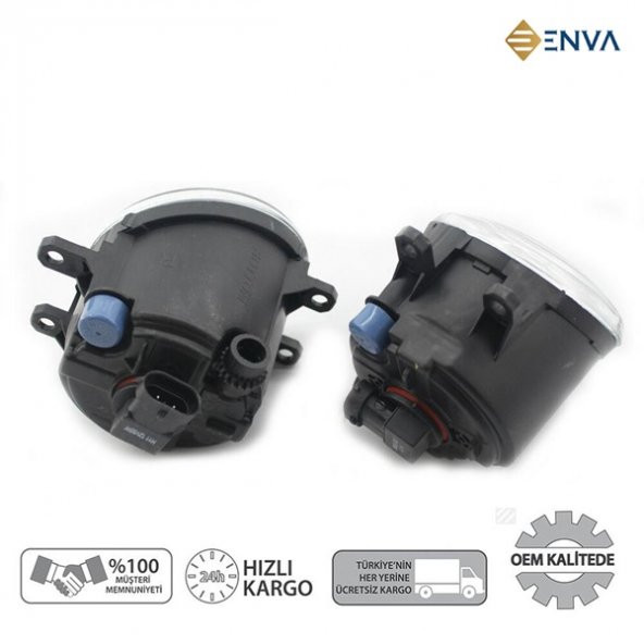 Enva TOYOTA AVENSİS SAĞ + SOL ÖN SİS FARI SİS LAMBASI TAKIMI 2007-2013 - Resim 2