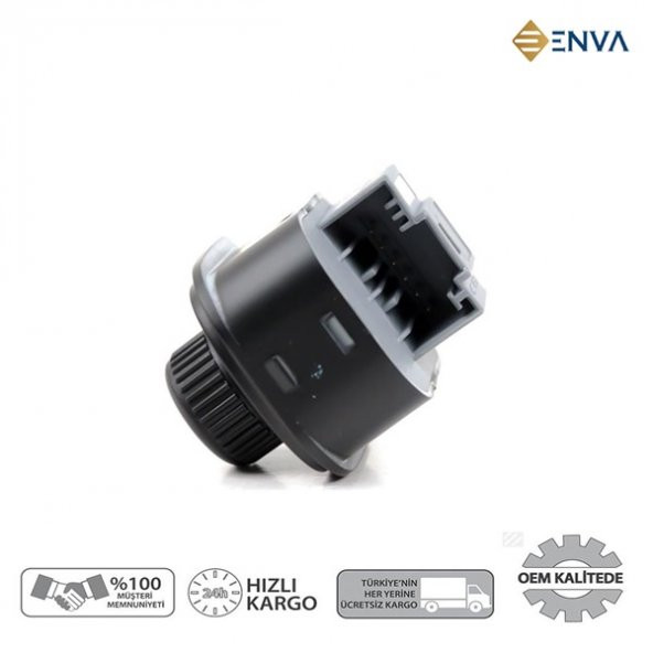 Enva VOLKSWAGEN TİGUAN KATLANIR DİKİZ AYNA DÜĞMESİ ANAHTARI 2008-2015 - 2