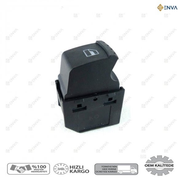 Enva SKODA OCTAVİA SAĞ ÖN KAPI TEKLİ CAM AÇMA DÜĞMESİ 1999-2004 ürün görseli