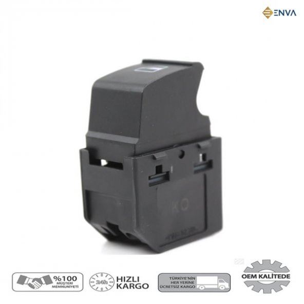 Enva SKODA OCTAVİA SAĞ ÖN KAPI TEKLİ CAM AÇMA DÜĞMESİ 1999-2004 - Resim 3