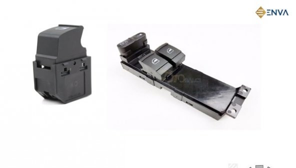 Enva Otomotiv SEAT TOLEDO İKİLİ TEKLİ CAM AÇMA DÜĞMESİ ANAHTARI TAKIMI1998-2005 ürün görseli
