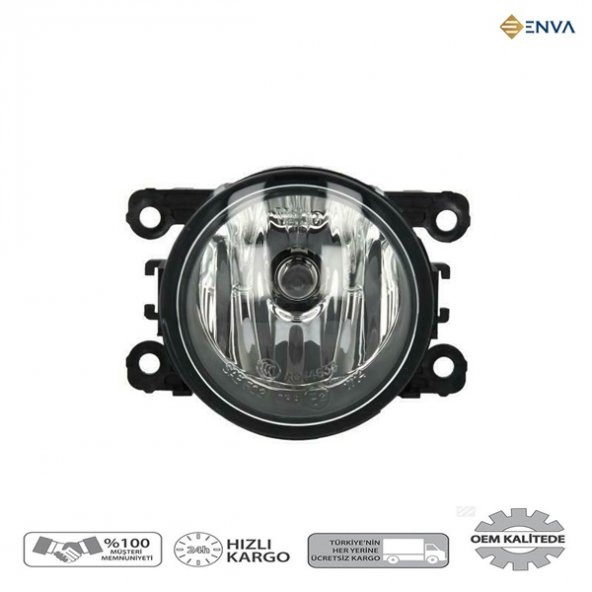 Enva Otomotiv RENAULT MEGANE 2 SOL ÖN SİS FARI SİS LAMBASI 2003-2008 (AMPULLU) - Resim 5