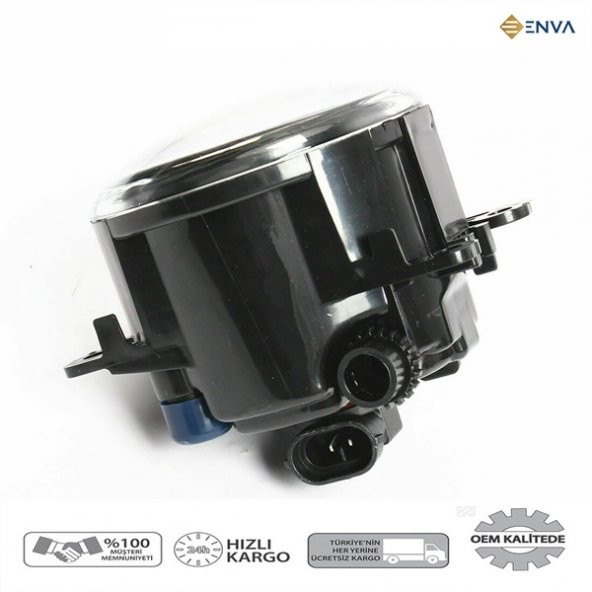 Enva Otomotiv RENAULT MEGANE 2 SAĞ ÖN SİS FARI SİS LAMBASI 2003-2008 (AMPULLU) - 4