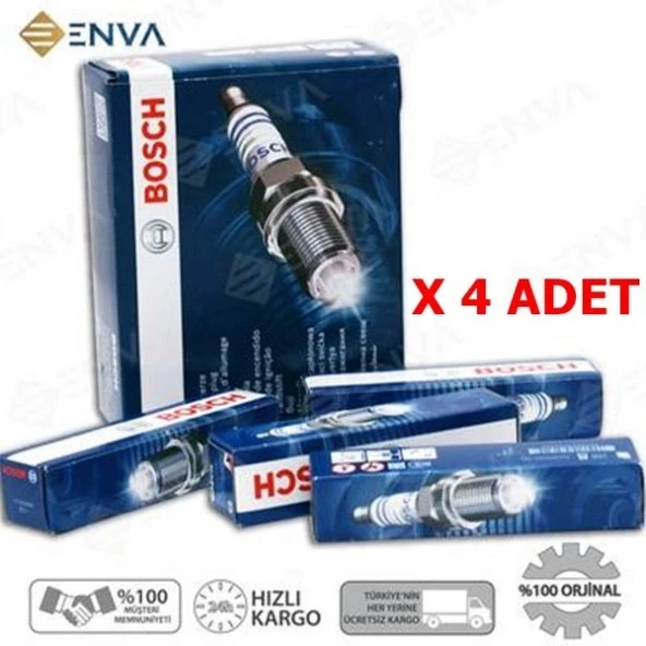 Enva HYUNDAİ ELANTRA 1.6 MOTOR BENZİN BOSCH BUJİ TAKIMI 2001-2005 ürün görseli