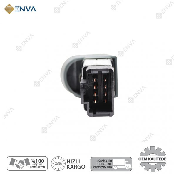 Enva DACİA SOLENZA DÖRTLÜ SİNYAL FLAŞÖR DÜĞMESİ ANAHTARI 2003-2005 - Resim 3