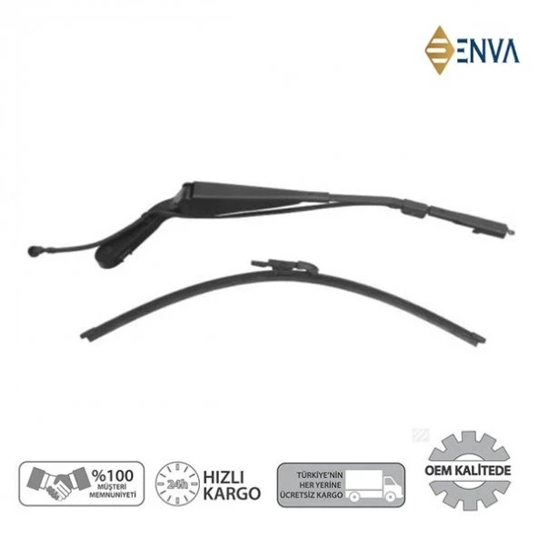 Enva MERCEDES BENZ VİTO W639 ARKA CAM SİLECEK KOLU SÜPÜRGESİ SETİ 2004-2014 ürün görseli