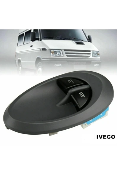 Enva Otomotiv İVECO DAİLY SOL KAPI  CAM AÇMA DÜĞMESİ ANAHTARI 1999-2005 - Resim 2