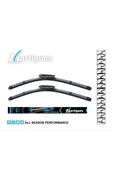 Enva DACİA LOGAN ÖN CAM MUZ SİLECEK SÜPÜRGESİ TAKIMI  2015-2019 ürün görseli