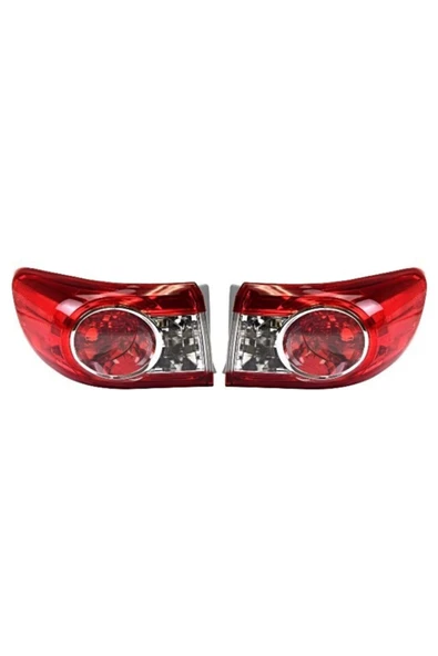 Enva Otomotiv TOYOTA COROLLA SAĞ + SOL DIŞ ARKA FAR STOP LAMBASI TAKIM 2010-2013 (DUYLU) ürün görseli