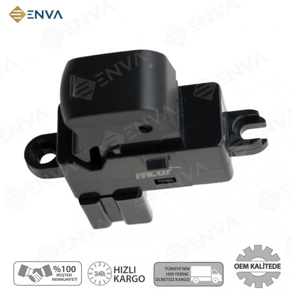 Enva NİSSAN NOTE TEKLİ CAM AÇMA DÜĞMESİ ANAHTARI 2006-2013 (IŞIKSIZ) ürün görseli