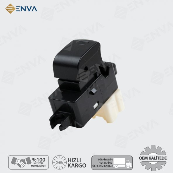 Enva NİSSAN QASHQAİ TEKLİ CAM AÇMA DÜĞMESİ ANAHTARI 2007-2013 (IŞIKLI) ürün görseli