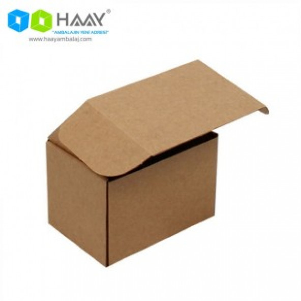 HAAY AMBALAJ 15x10x10cm Kilitli Kutu - Kraft ( 6 ADET) - 3