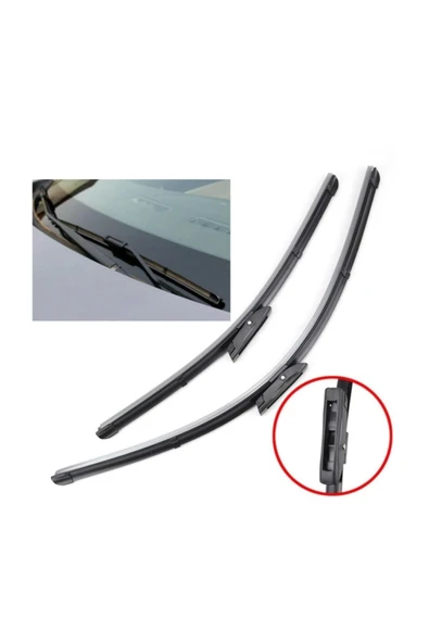 Enva Otomotiv CİTRÖEN DS3 ÖN CAM MUZ ÖN SİLECEK SÜPÜRGESİ SETİ 2010-2014 - 4