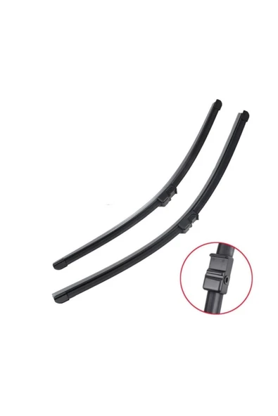 Genel VOLKSWAGEN CADDY ÖN CAM MUZ SİLECEK SÜPÜRGESİ SETİ 2004-2006 - Resim 4