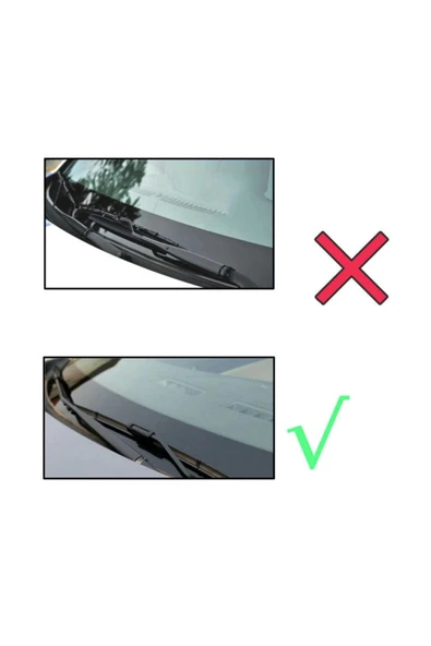 Enva RENAULT FLUENCE 3 ÖN CAM MUZ ÖN SİLECEK SÜPÜRGESİ SETİ 2010-2018 - Resim 4