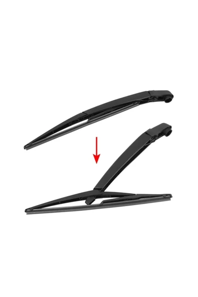 Genel ALFA ROMEO MİTO ARKA CAM SİLECEK KOLU VE SÜPÜRGESİ SET 2008-2015 - Resim 2