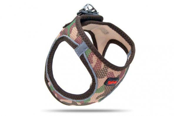 Tailpetz Air Mesh Harness Desenli Göğüs Tasması Camo 2XSmall